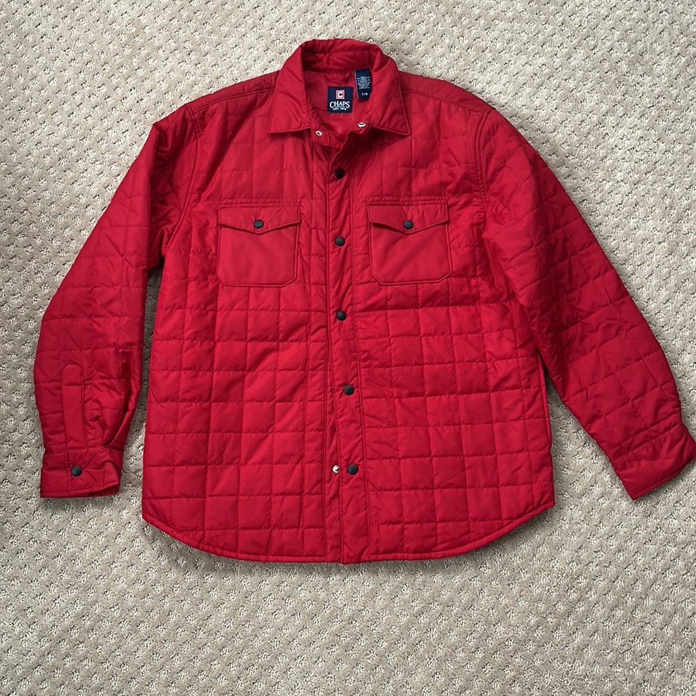 Chaps Quilted Spring Lightweight Jacket - image 1